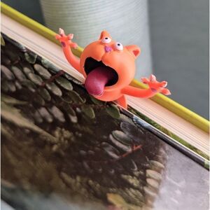 3d animal cartoon funny bookmark crazy cat kitty